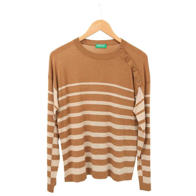 United Colors of Benetton Button Detailed Sweater